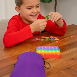 ABC Pop & Match Bingo | Multisensory Alphabet, Number & Color Preschool Learning Game | 115-Piece Set