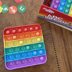 ABC Pop & Match Bingo | Multisensory Alphabet, Number & Color Preschool Learning Game | 115-Piece Set
