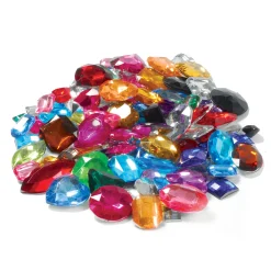Acrylic Collage Gemstones - Mirror Back - 1 lb