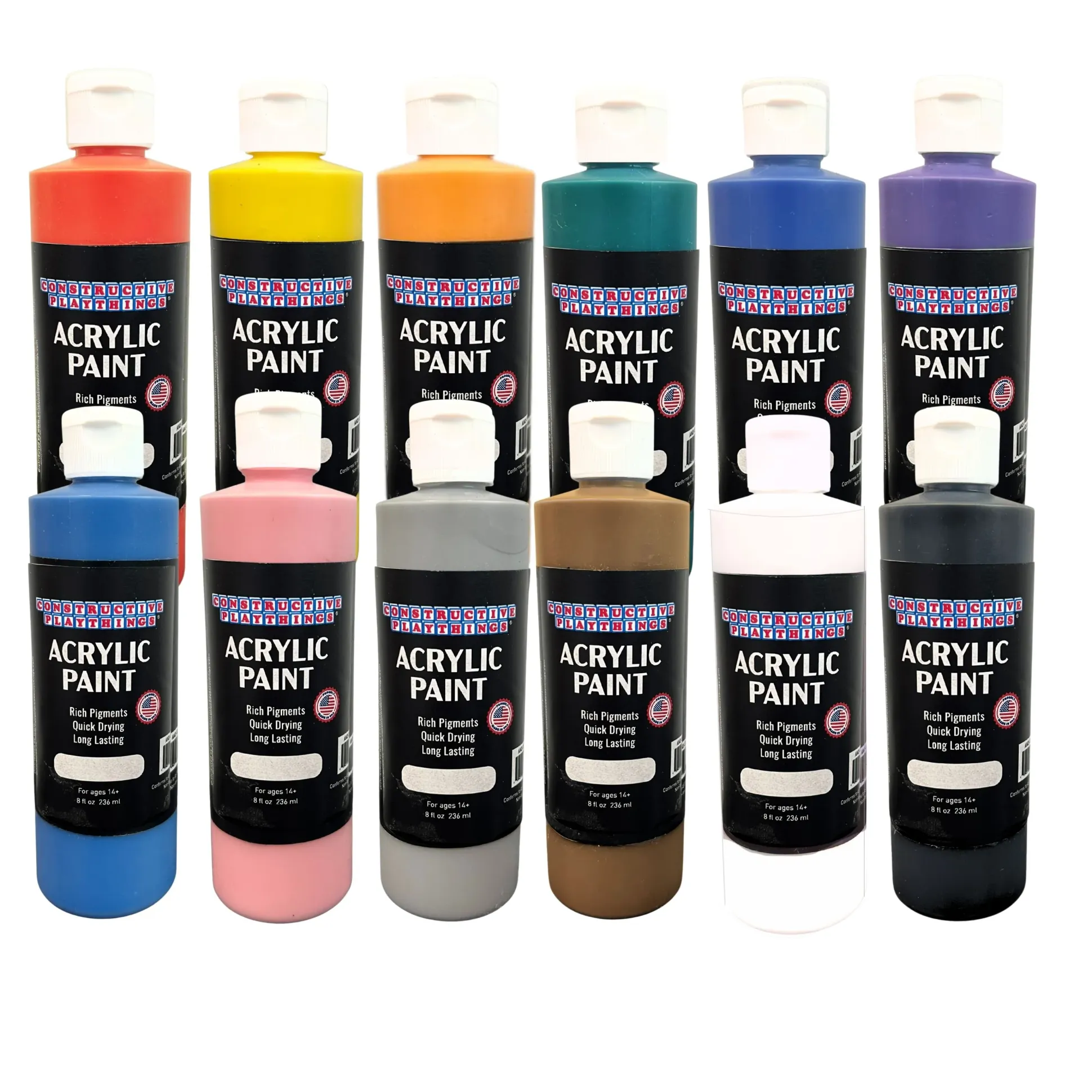 Acrylic Paint Set – 12 Vibrant Colors