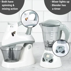 Action-Fun Appliances | Realistic Toy Mixer, Blender, Coffee Maker & Toaster