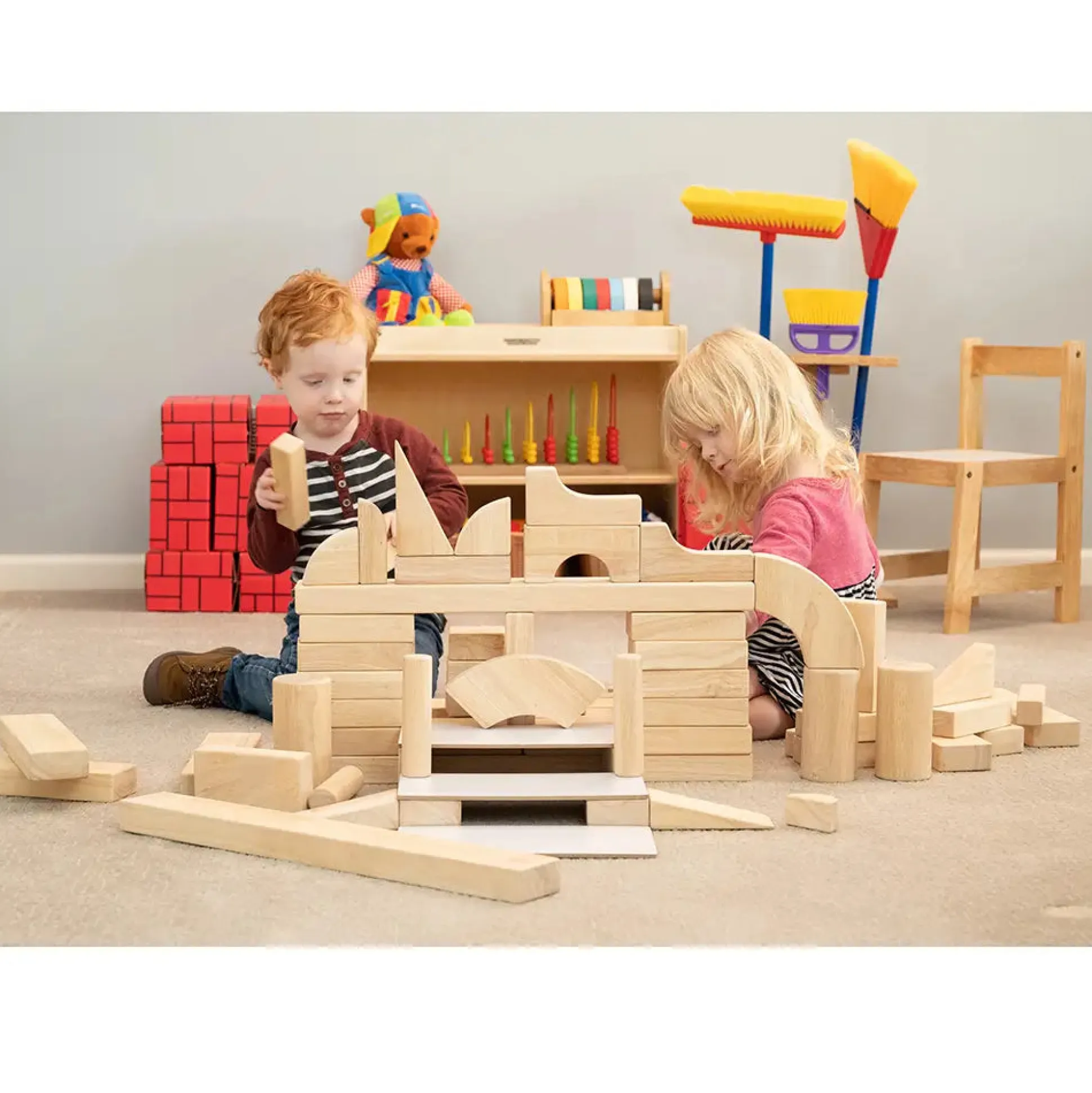 Advanced Unit Block Set | 85 Durable Hardwood Blocks