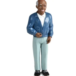 African American Pretend Play Vinyl Family Figurines | 8 Piece Set