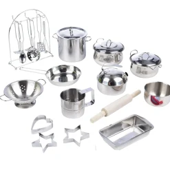 All-Play Stainless Steel 27-Piece Toy Cookware Set