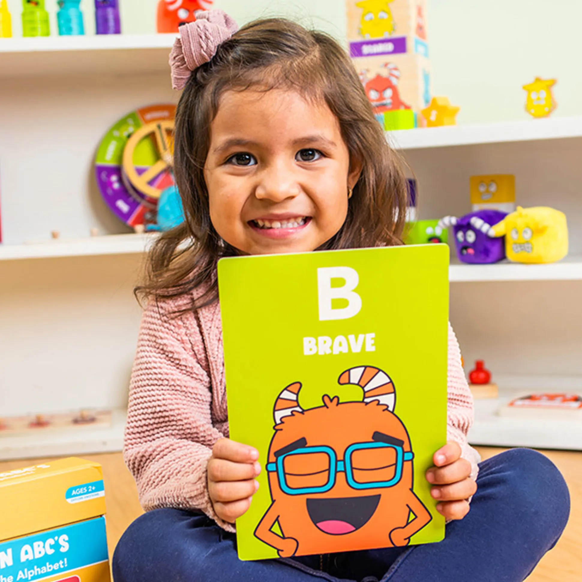 Alphabet of Emotions Flashcards | Jumbo ABC Feelings Learning Cards