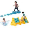 Artic Balance Adventure | Gross Motor Activity Set with Rocking Bowl, Over the Mountain Climber & Rocking Ice Balance Pieces