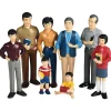 Asian Pretend Play Vinyl Family Figurines | 8 Piece Set