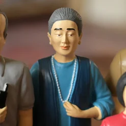 Asian Pretend Play Vinyl Family Figurines | 8 Piece Set