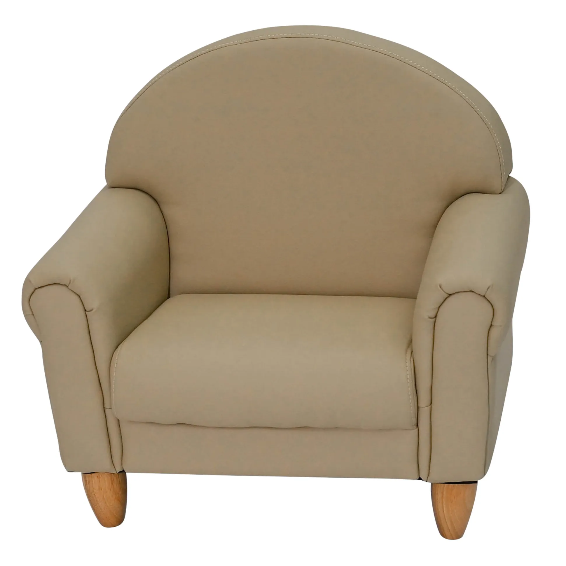 As We Grow™ Kids Chair | Adjustable Vegan-Leather Seating with Natural Wood Legs