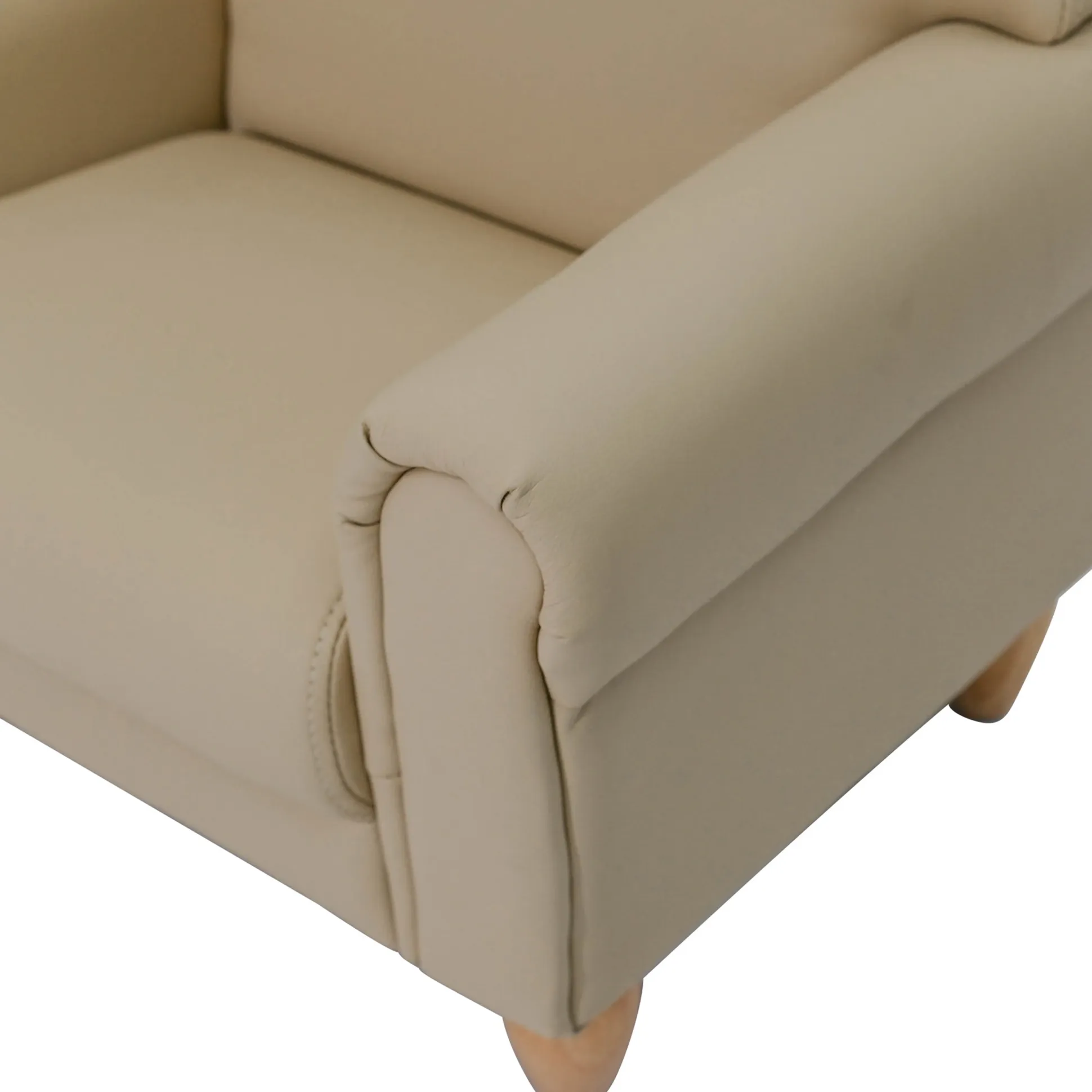 As We Grow™ Kids Chair | Adjustable Vegan-Leather Seating with Natural Wood Legs