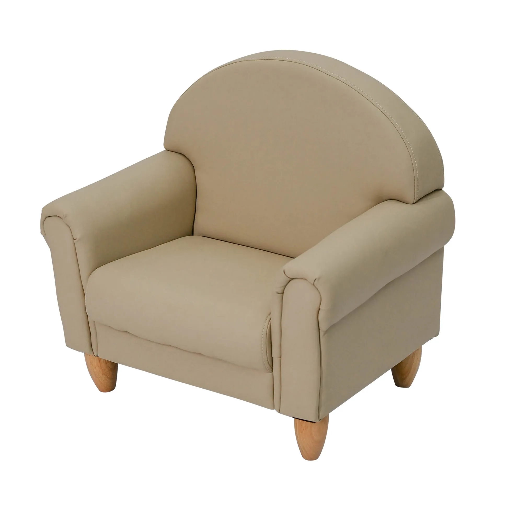 As We Grow™ Kids Chair | Adjustable Vegan-Leather Seating with Natural Wood Legs