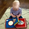 Baby's First Photo Album | Interactive Family & Friends Recognition Book with Mirror