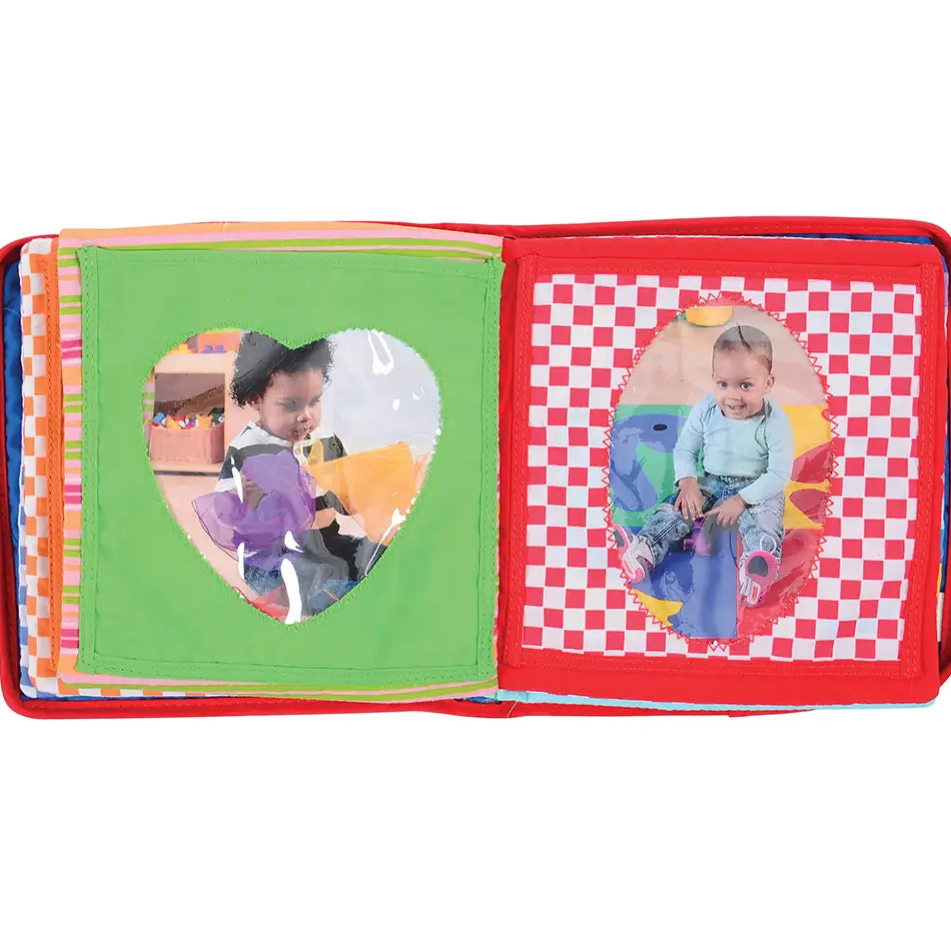 Baby's First Photo Album | Interactive Family & Friends Recognition Book with Mirror