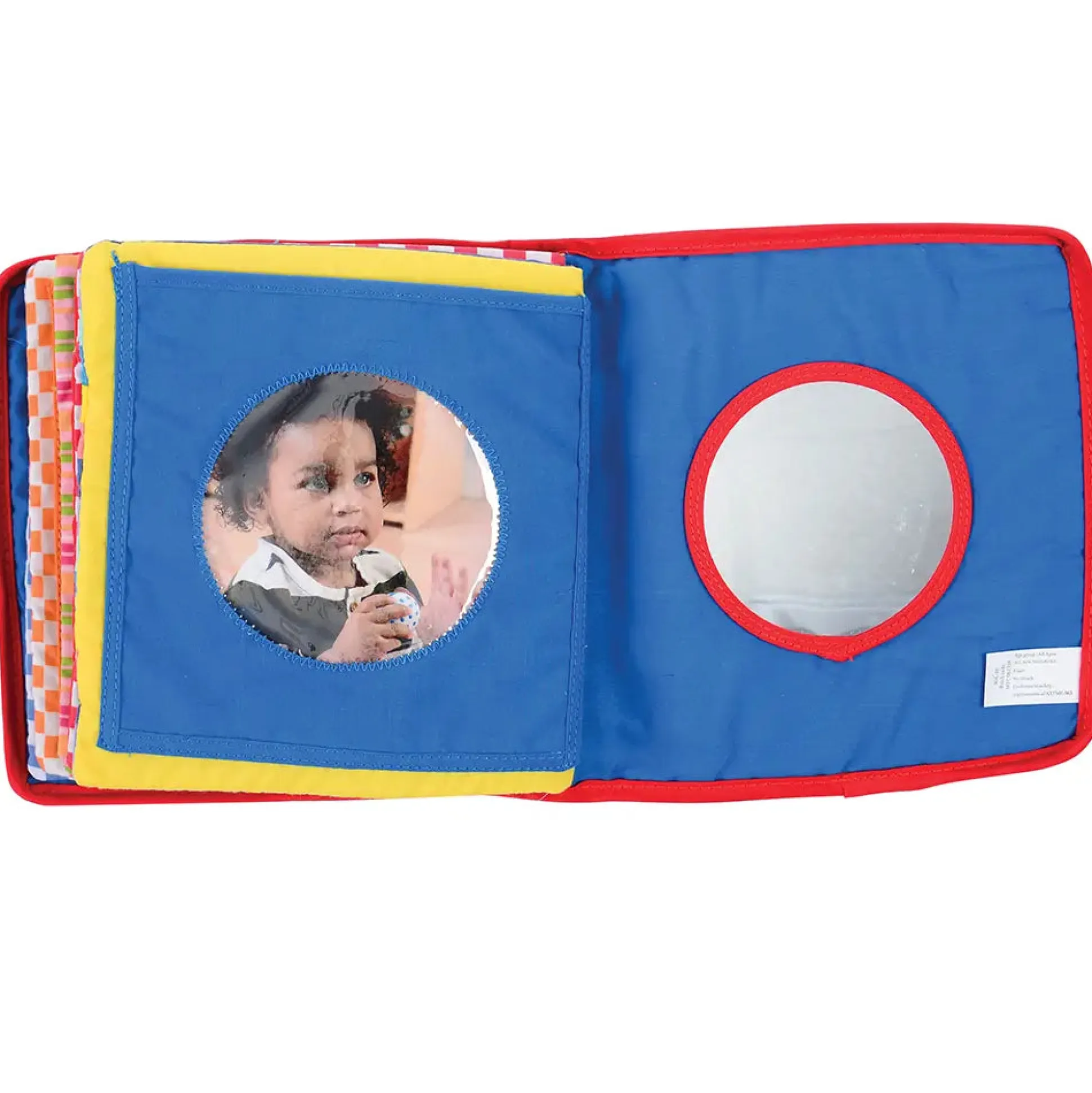 Baby's First Photo Album | Interactive Family & Friends Recognition Book with Mirror