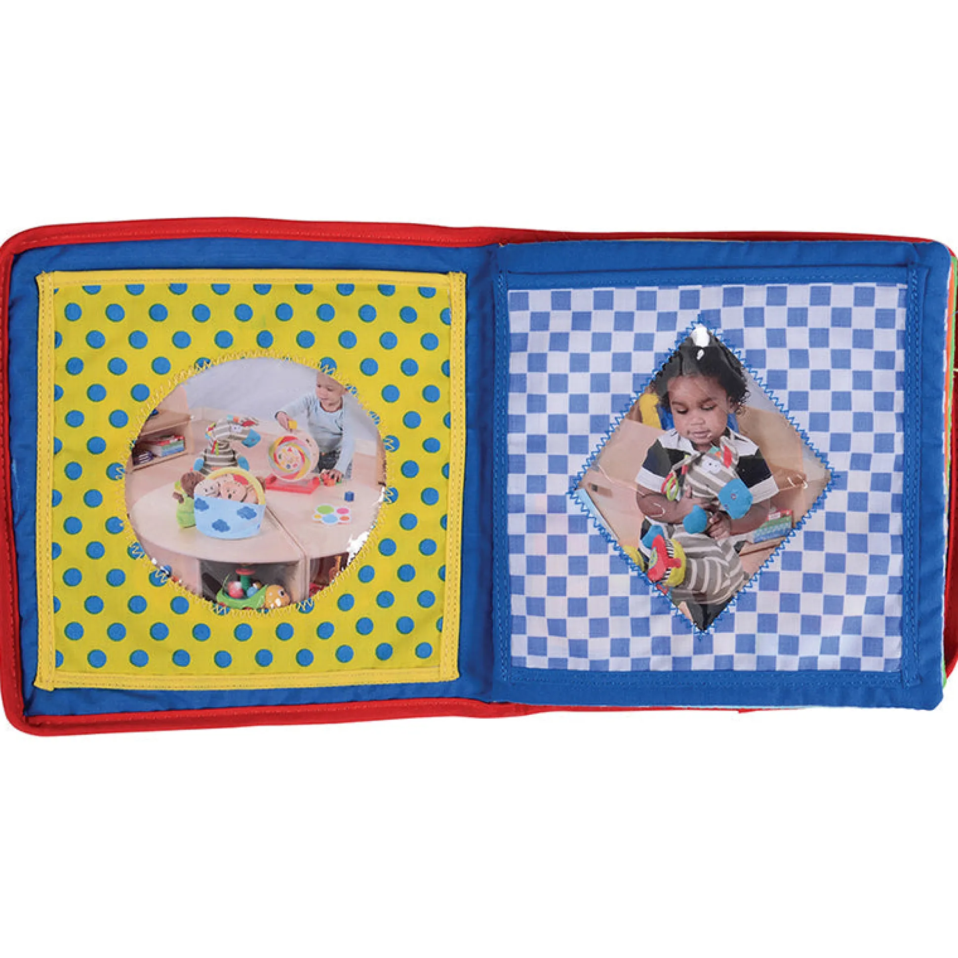 Baby's First Photo Album | Interactive Family & Friends Recognition Book with Mirror