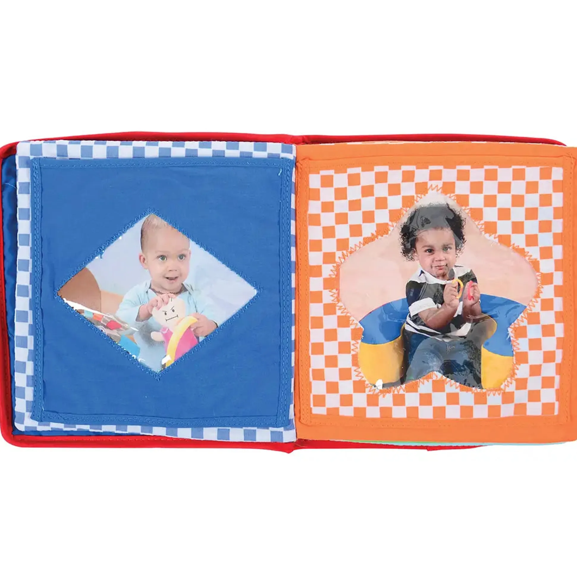 Baby's First Photo Album | Interactive Family & Friends Recognition Book with Mirror