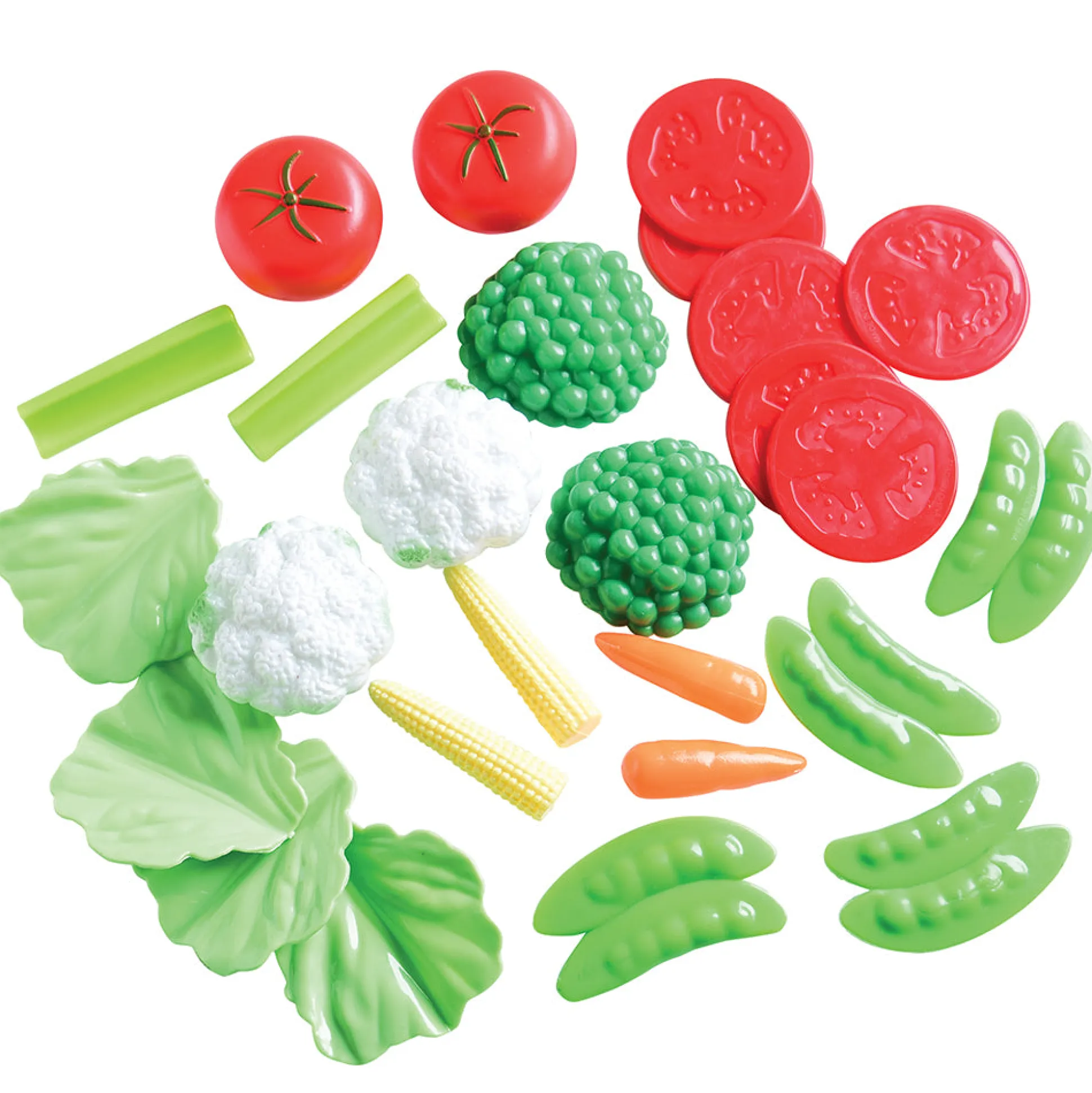 Bargain-Buffet Mini Foods | 130-Piece Realistic Play Food Set