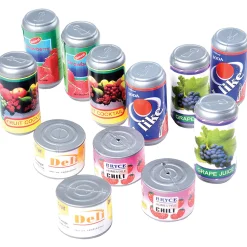 Bargain-Buffet Mini Foods | 130-Piece Realistic Play Food Set