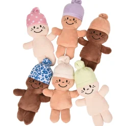 Basket of Babies | Six Soft, Diverse Dolls with Removable Dresses & Take-Along Basket