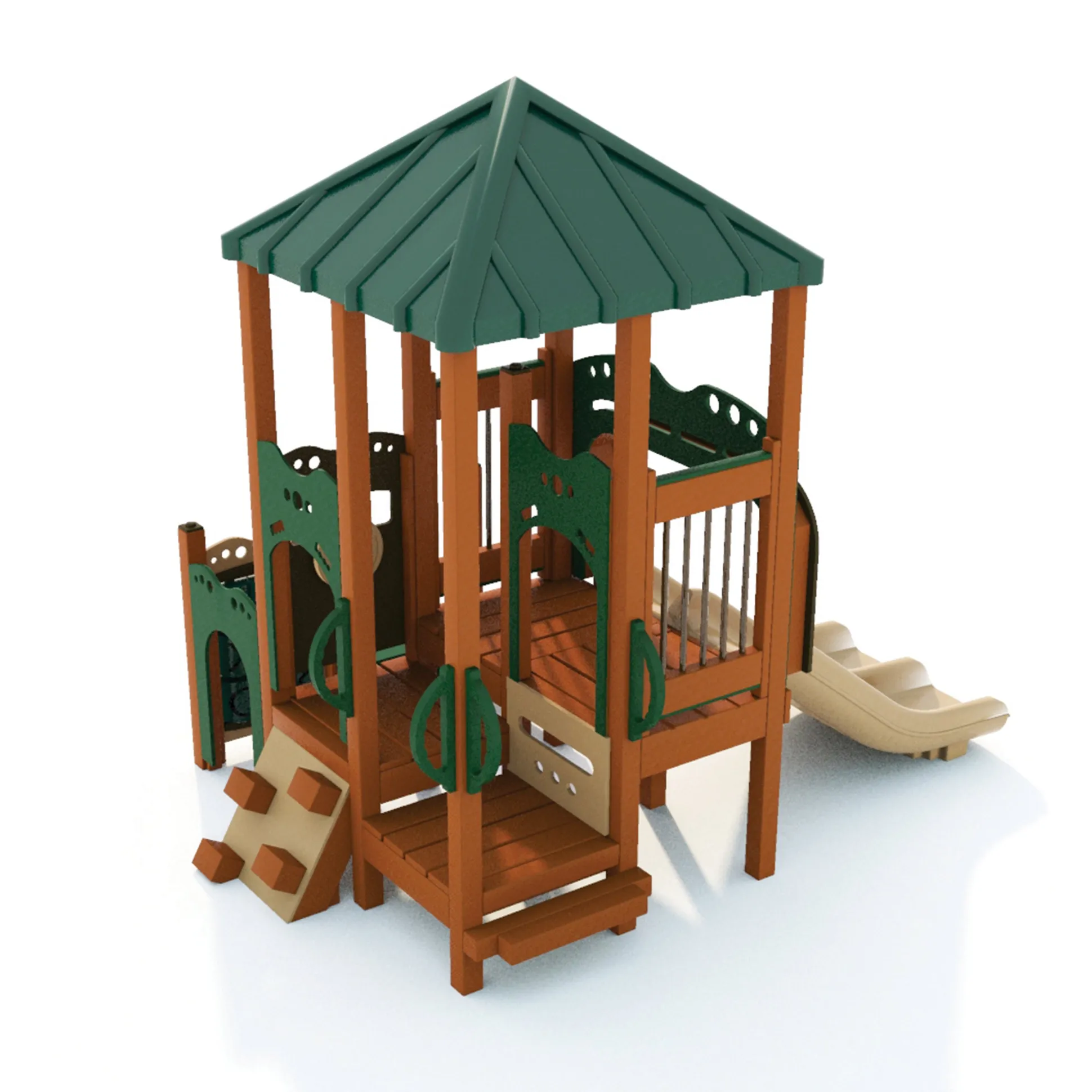 Bean Sprout Playground | Compact Structure for Ages 2-5