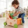 Beginner's Wooden Push Buggy with Safe Storage for Ages 12 Months+