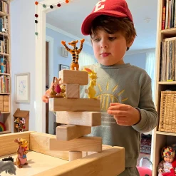Beginner Unit Block Set | 32 Durable Hardwood Blocks