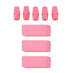 Big Pink Erasers with Cap Erasers – Set of 8