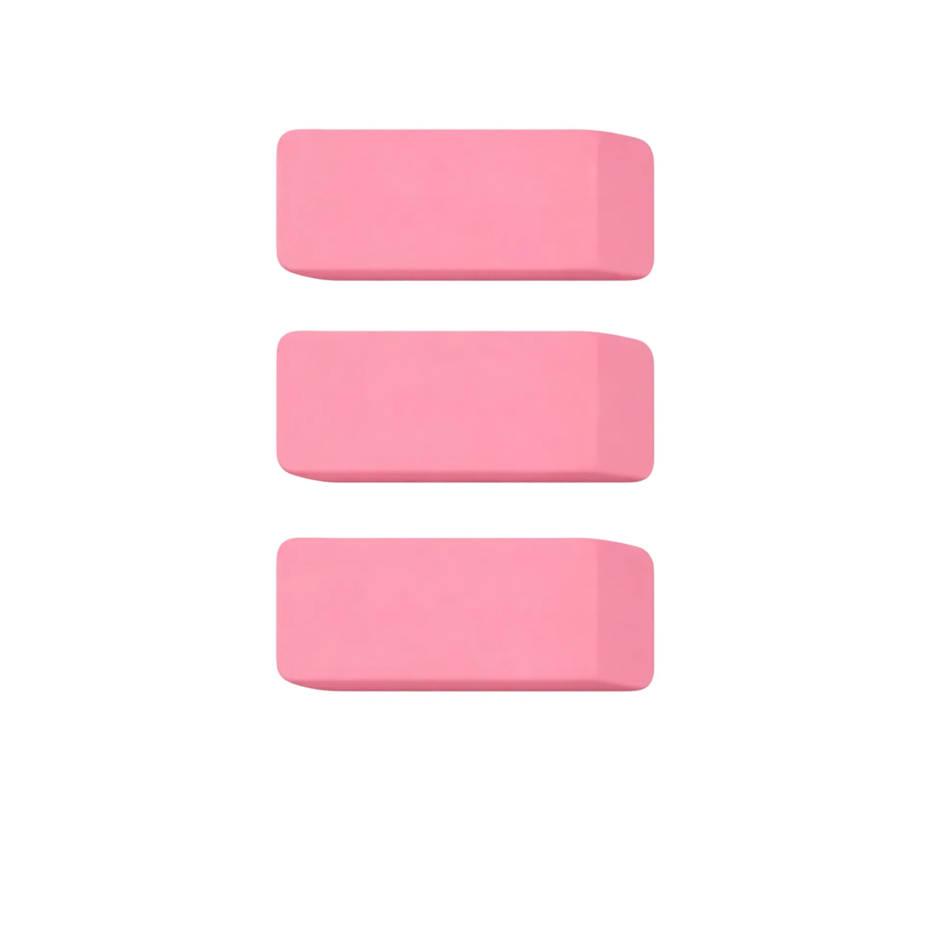Big Pink Erasers with Cap Erasers – Set of 8
