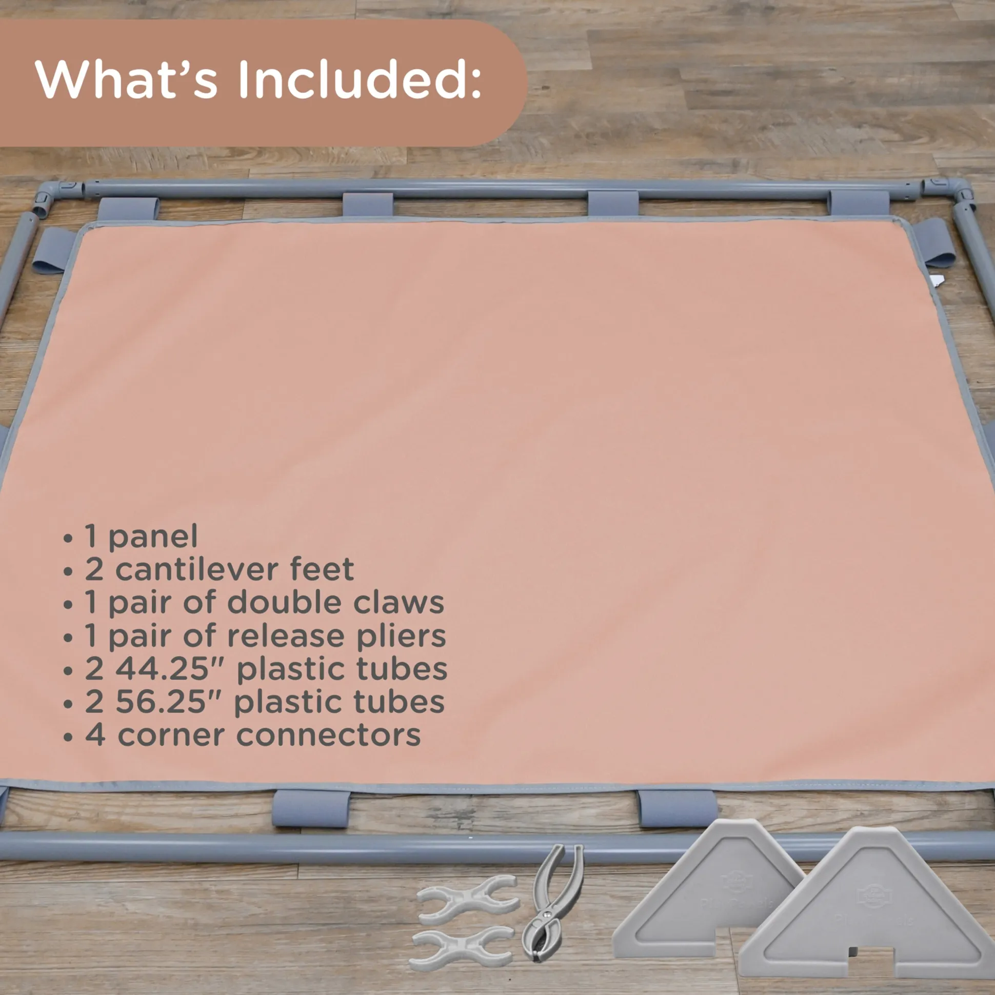 Big Screen PlayPanel® | Clay Free-Standing Classroom Divider with Feet