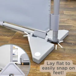 Big Screen PlayPanel® | Fog Blue Free-Standing Classroom Divider with Feet