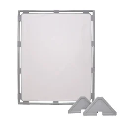 Big Screen PlayPanel® | Glacier Gray Free-Standing Classroom Divider with Feet