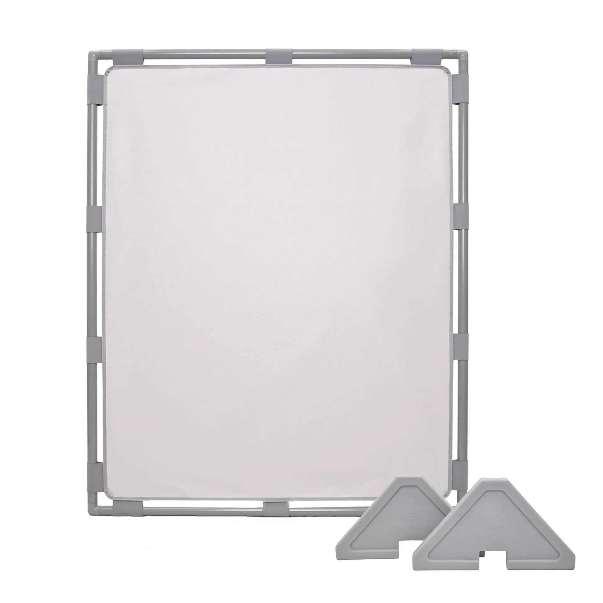 Big Screen PlayPanel® | Glacier Gray Free-Standing Classroom Divider with Feet