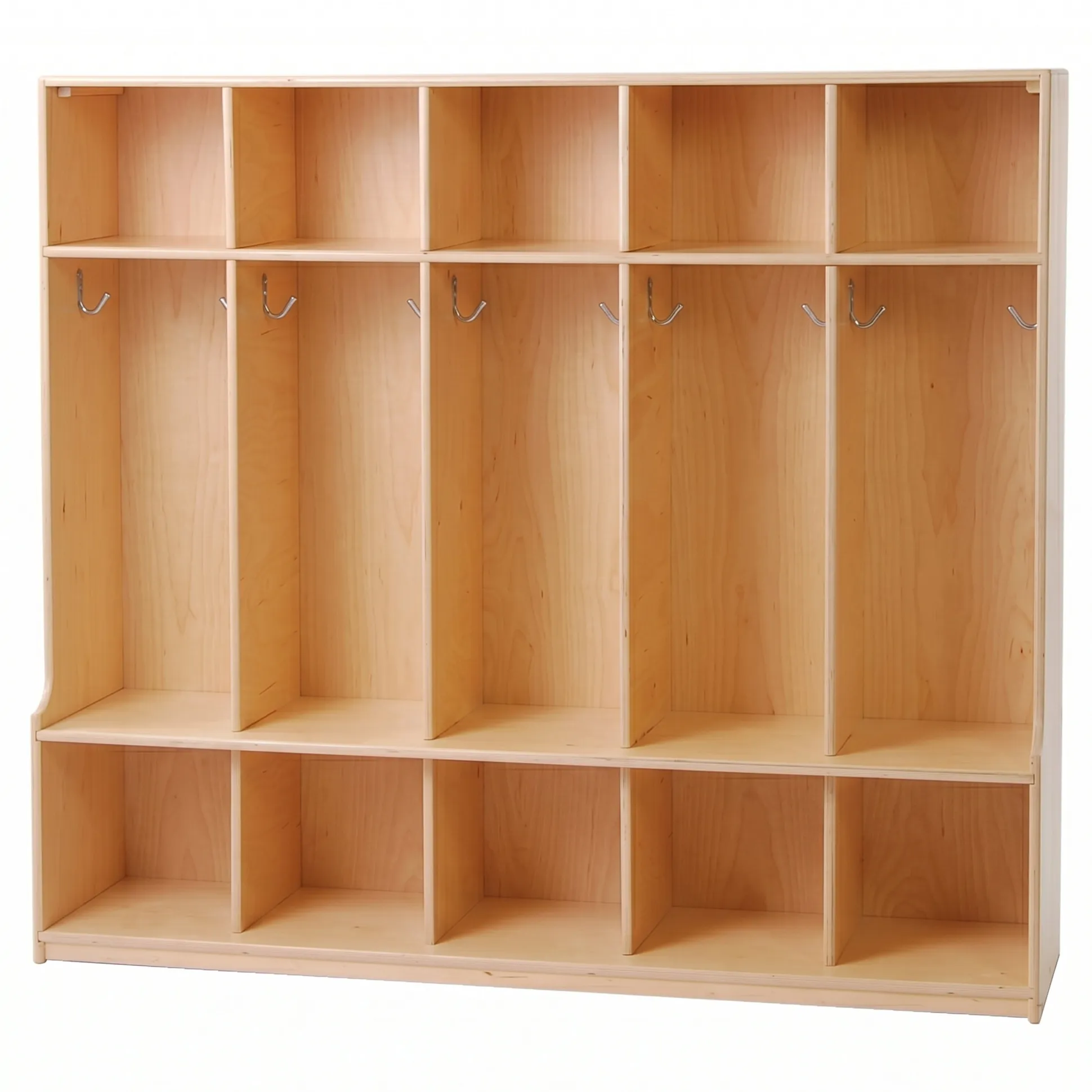 Birch Classroom Locker Unit | Durable 5-Compartment Storage for Early Childhood Organization