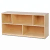 Birch Mobile Storage Unit with 5 Compartments | 24" H.