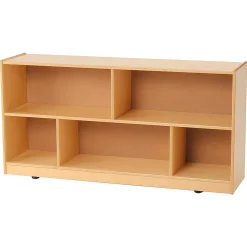 Birch Two-Level Low Storage Unit | Eco-Friendly & Easy Mobility