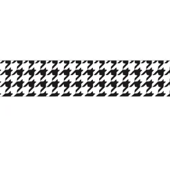 Black Houndstooth 3" Trimmers - 35ft