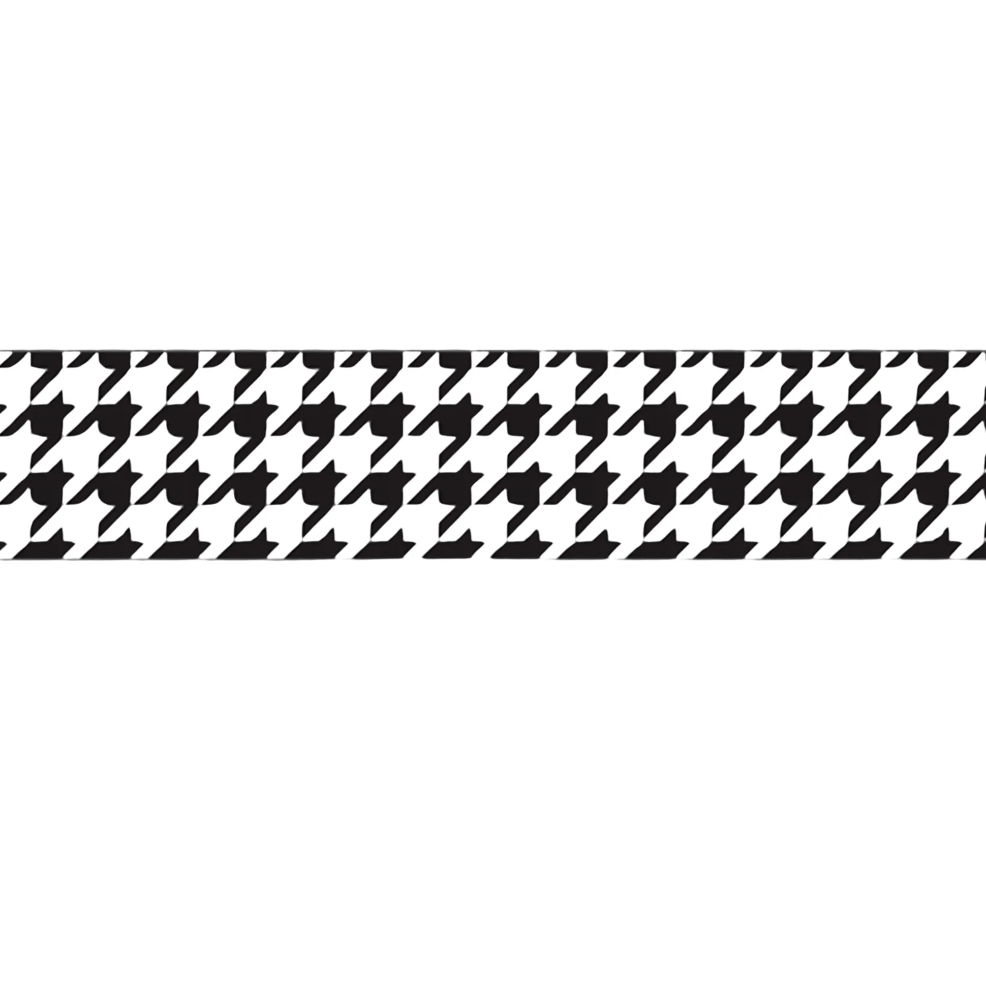 Black Houndstooth 3" Trimmers - 35ft