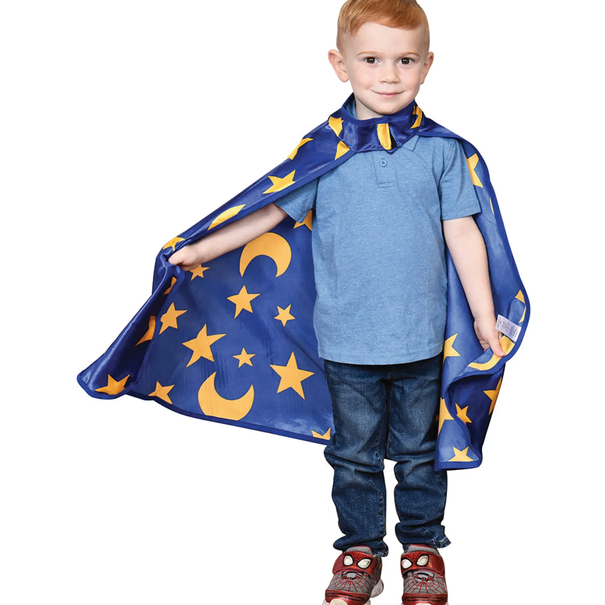 Blue & Gold Wizard Adventure Cape