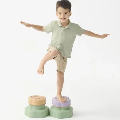 Bouncing Flowers Sensory Balance Steppers | Interactive Stepping Stones with Dual Bounce Levels