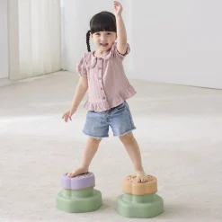 Bouncing Flowers Sensory Balance Steppers | Interactive Stepping Stones with Dual Bounce Levels