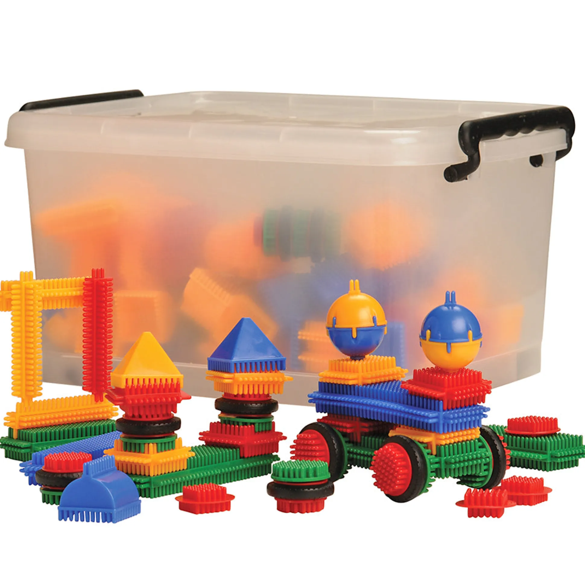 Bristle Building Blocks | 168 Piece Set in Storage Tub