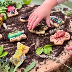 Bugs Sensory Play Stones Set | Realistic Insect & Creature Tactile Learning Toys