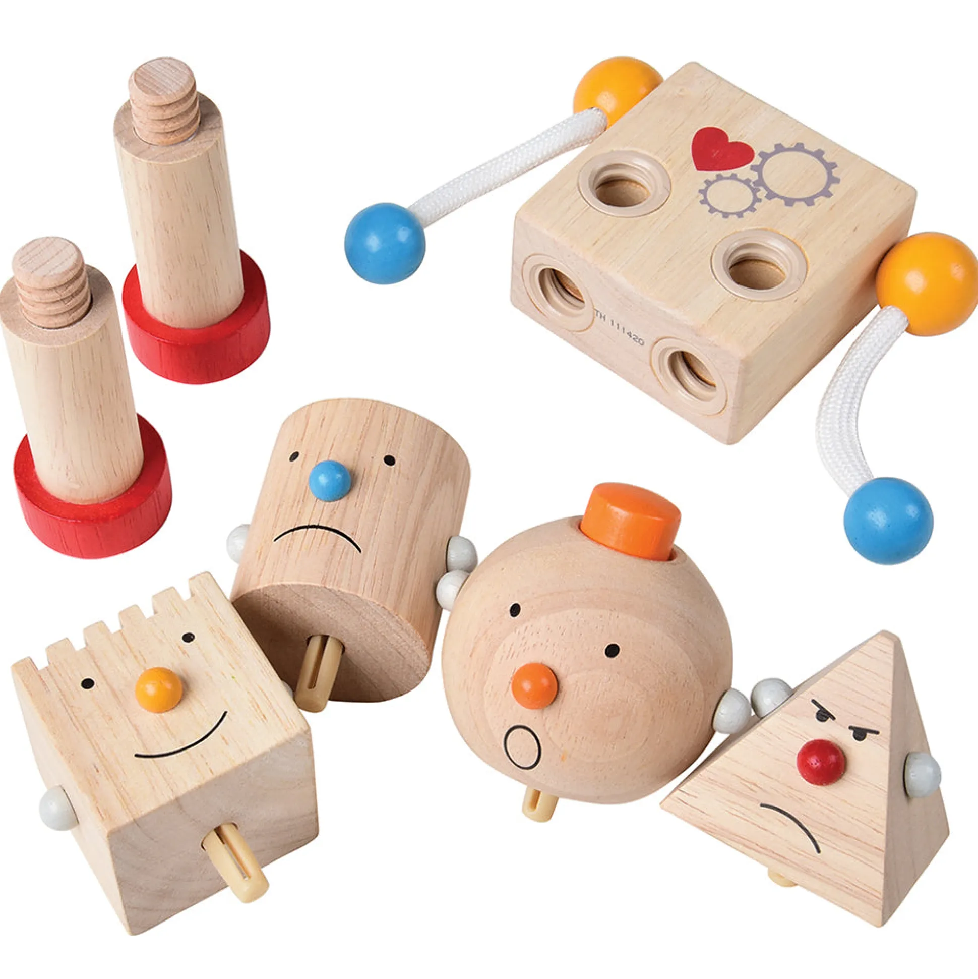 Build-A-Robot Emotion Learning Toy | Sustainable Wooden Toy