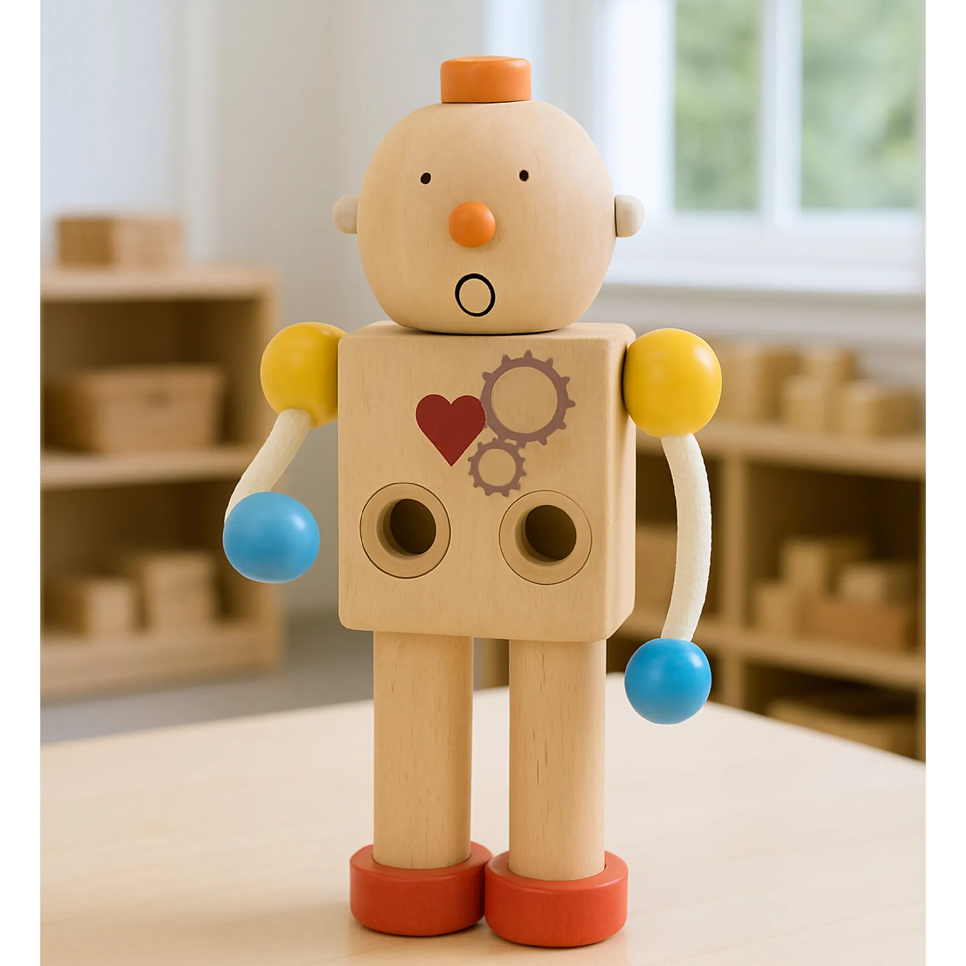 Build-A-Robot Emotion Learning Toy | Sustainable Wooden Toy