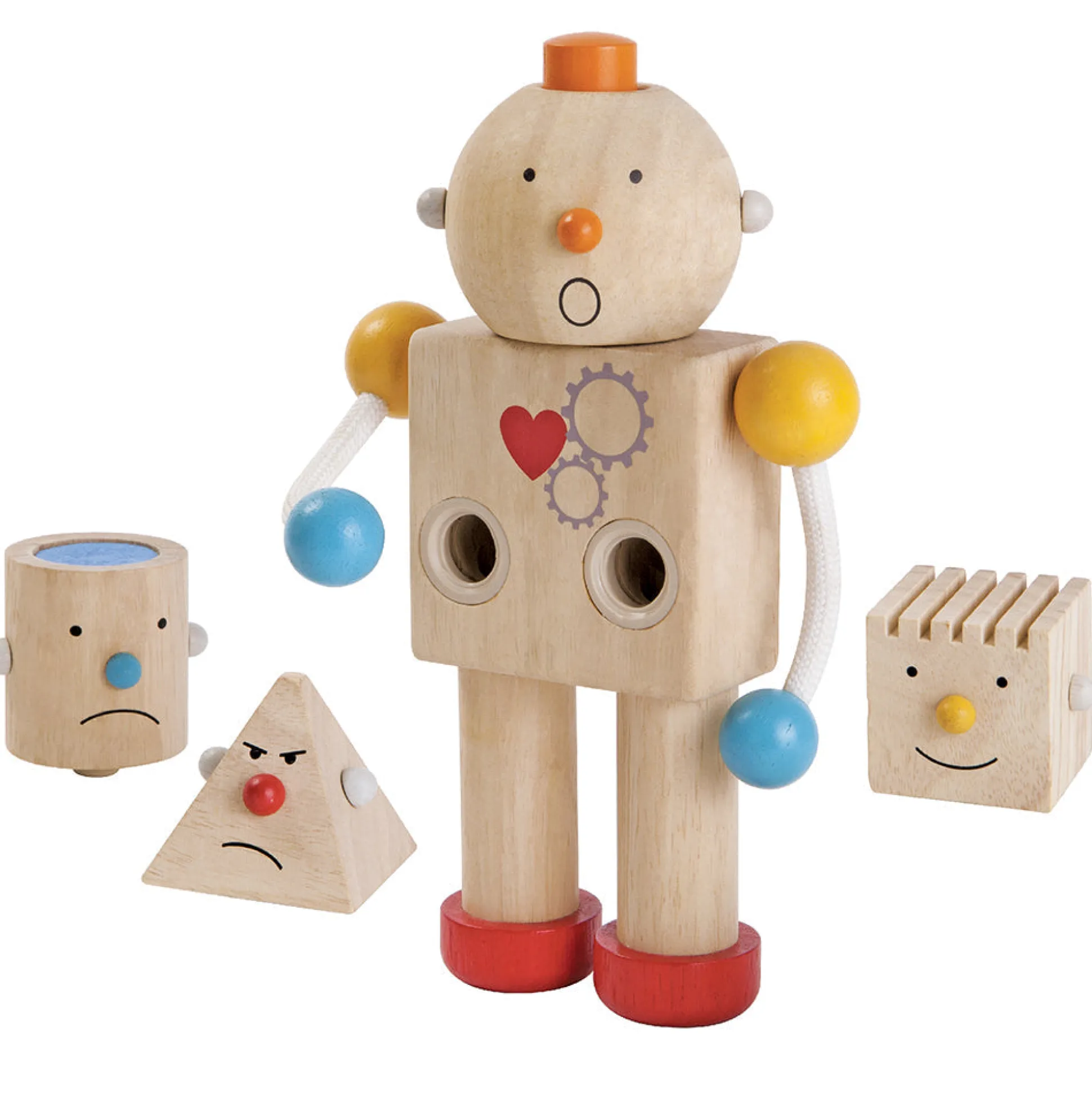 Build-A-Robot Emotion Learning Toy | Sustainable Wooden Toy