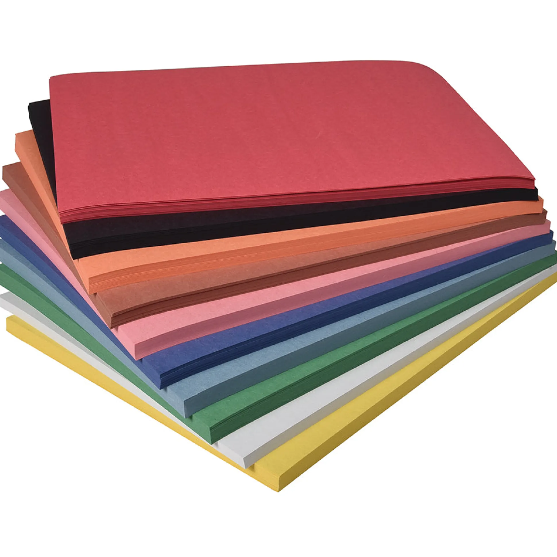 Bulk Construction Paper | 500 Sheets of 9" x 12" Craft Paper in 10 Assorted Colors