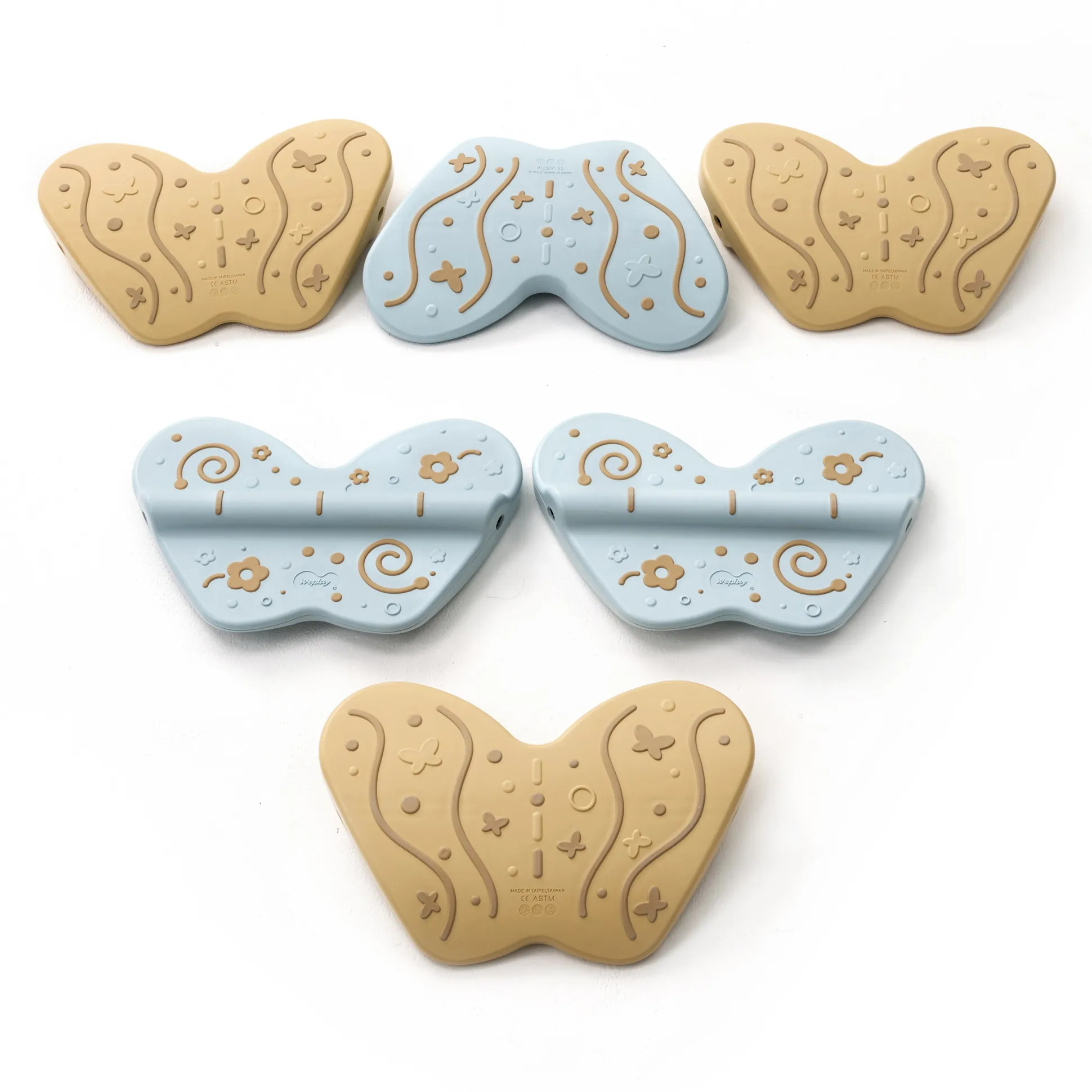 Butterfly Path Sensory Balance Stepping Stones | Dual Motion Wobble Path with Connectable Pieces