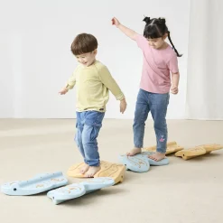 Butterfly Path Sensory Balance Stepping Stones | Dual Motion Wobble Path with Connectable Pieces