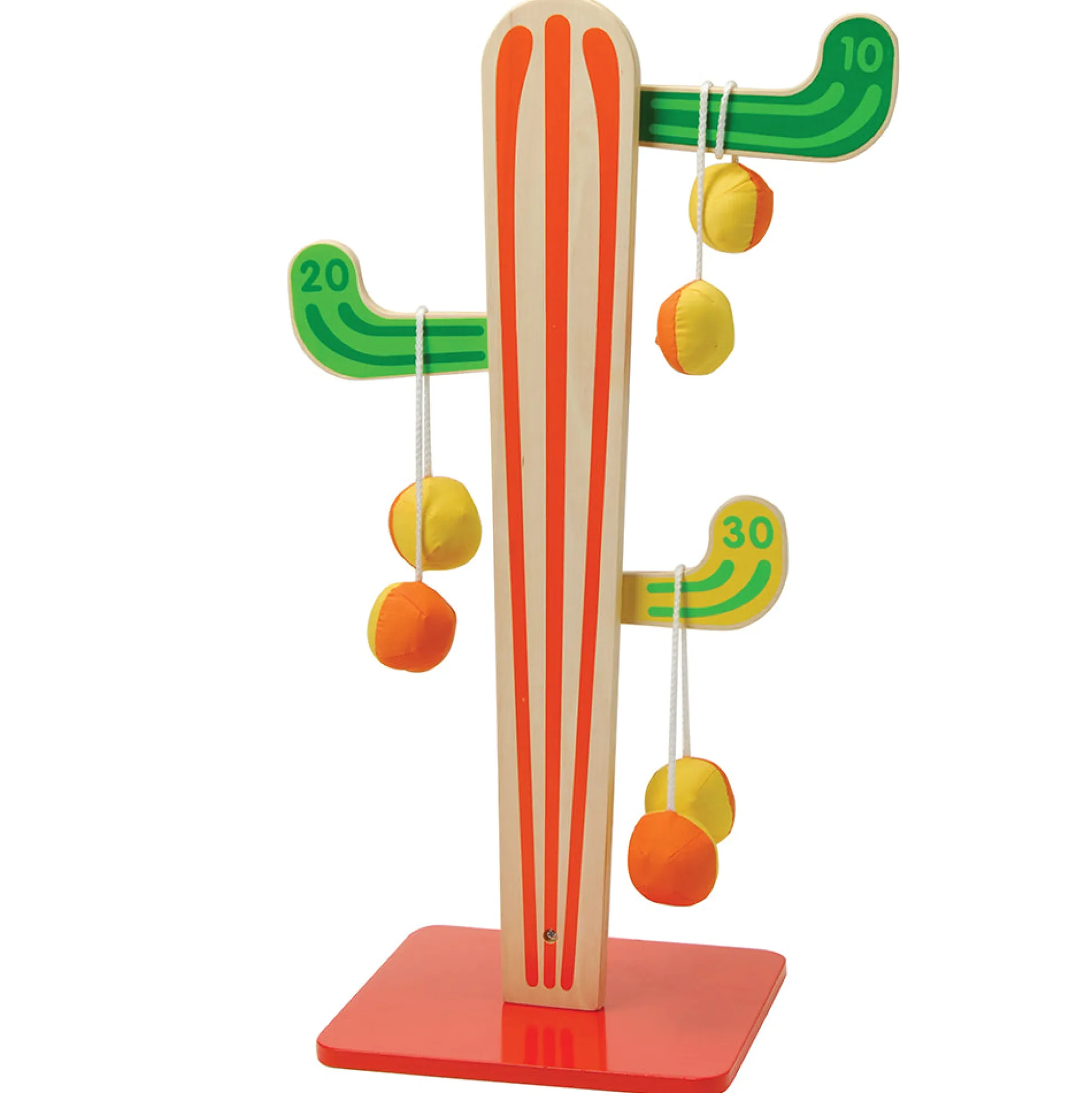 Cactus Tossing Game | Wooden Hand-Painted Target Game
