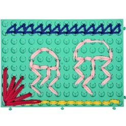 Calm Down Threading Boards | Aquatic Sensory Mindfulness Set with Laces, Threading Pens & Activity Guide